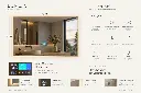 Lumzis Essence panoris 100 x 70 cm smart spiegel met speakers afmetingen.webp
