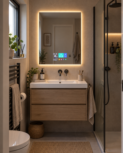 Lumzis Essence Elvian 60 x 80 cm | Slimme Badkamerspiegel